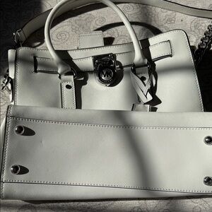 Michael Kors Cream Satchel Bag